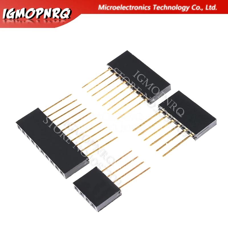 100pcs 2.54mm      11mm и PCB     Ŀ Arduino  2/3/4/6/8/10/15PIN